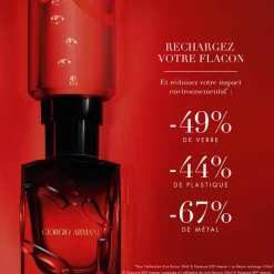 Armani Recharges De Parfums|Parfum Rechargeable Pour Femme|- Sì Passione - Eau de Parfum Intense Recharge 100 ml