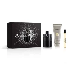 Azzaro Pour Lui|- The Most Wanted - Coffret Eau de Parfum Intense, Gel Douche et Format Voyage