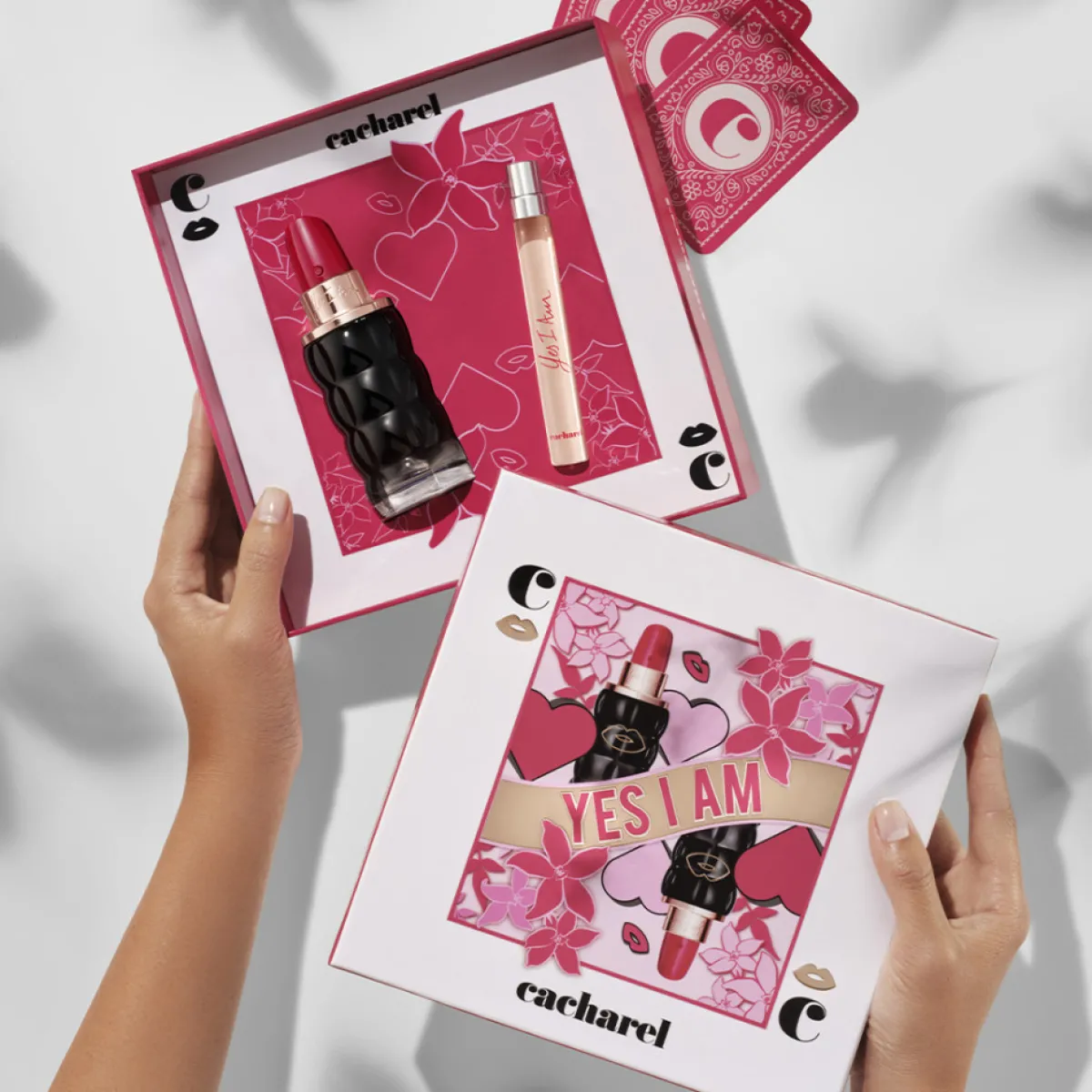Cacharel Pour Elle|- Coffret Yes I Am Eau de Parfum 50ml + 10ml