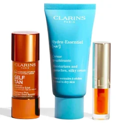 Clarins Pour Elle|Autobronzant|- Coffret Addition Concentré Eclat