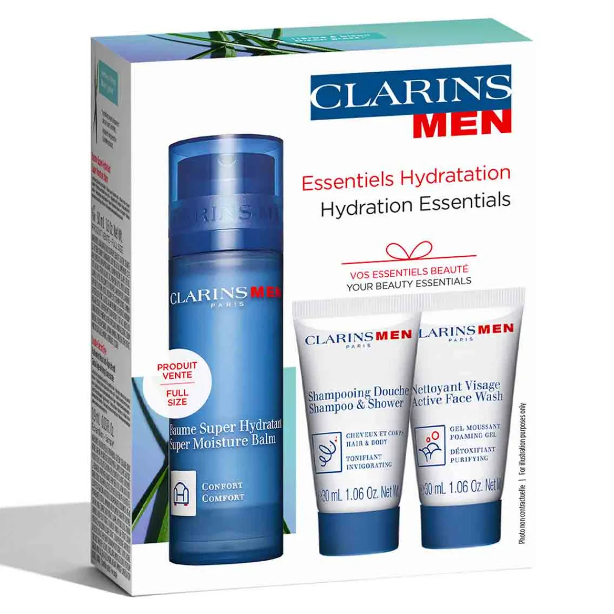 Clarins Pour Lui|Crème Visage|- Coffret Men - Baume Super Hydratant
