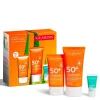 Clarins Pour Lui|Pour Elle|- Coffret Les Essentiels Protection Solaire SPF 50+ Soin Solaire Visage & Corps