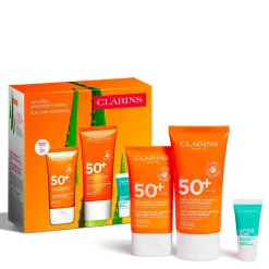 Clarins Pour Lui|Pour Elle|- Coffret Les Essentiels Protection Solaire SPF 50+ Soin Solaire Visage & Corps
