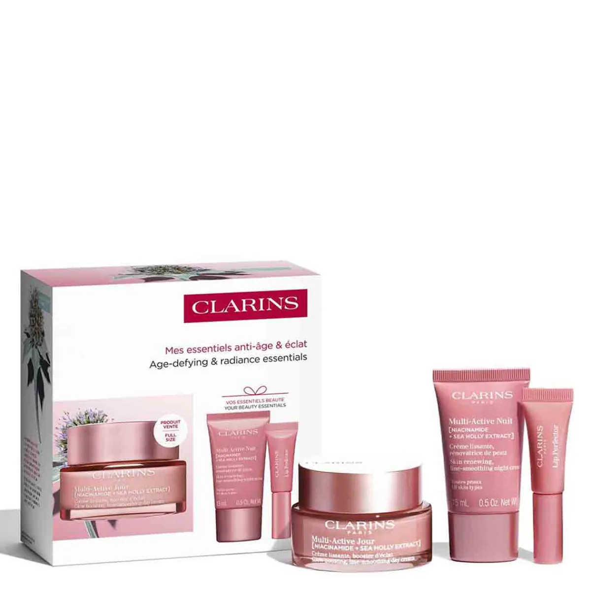 Clarins Pour Elle|Coffrets Soins Du Visage|- Coffret Multi-Active - Soin anti-âge visage