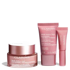 Clarins Pour Elle|Coffrets Soins Du Visage|- Coffret Multi-Active - Soin anti-âge visage