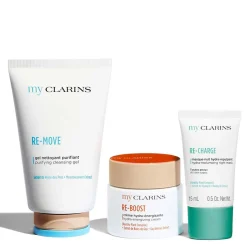 Clarins Pour Elle|- Coffret My - Routine peau nettoyée, hydratée, repulpée