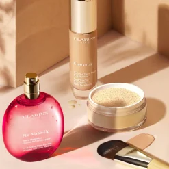 Clarins Poudre Matifiante|- Ever Matte Poudre libre matifiante infusée au lait de pêcher