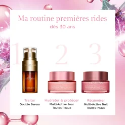 Clarins Crèmes De Nuit|- Multi-Active Nuit - Crème lissante, rénovatrice de peau Toutes peaux