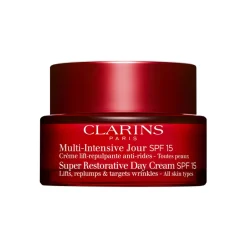 Clarins Soin Anti-Âge|Crème Anti-Âge|- Multi-Intensive Jour SPF15 - Crème lift-repulpante anti-rides - Toutes Peaux 50 ml