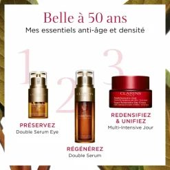 Clarins Soin Anti-Âge|Crème Anti-Âge|- Multi-Intensive Jour SPF15 - Crème lift-repulpante anti-rides - Toutes Peaux 50 ml