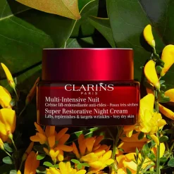 Clarins Crème Anti-Âge|Crèmes De Nuit|- Multi-Intensive Nuit - Crème lift-redensifiante anti-rides Peaux Très Sèches 50 ml