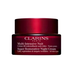 Clarins Crème Anti-Âge|Crèmes De Nuit|- Multi-Intensive Nuit - Crème lift-redensifiante anti-rides Toutes Peaux 50 ml