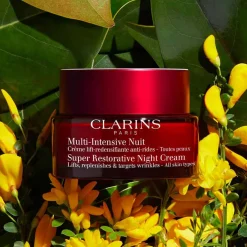 Clarins Crème Anti-Âge|Crèmes De Nuit|- Multi-Intensive Nuit - Crème lift-redensifiante anti-rides Toutes Peaux 50 ml