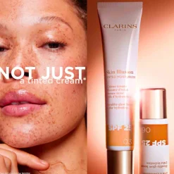 Clarins Bb Crème Et Cc Crème|Base De Teint|- Skin Illusion Tinted Moisturizer SPF25