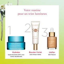 Clarins Base De Teint|Soin Éclat|- SOS Primer - BASE DE TEINT