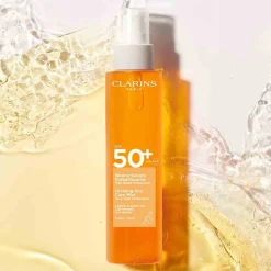 Clarins Brume Solaire|Protection Solaire|- SUNCARE Brume Solaire Embellissante Très Haute Protection Corps SPF50+ 150 ml