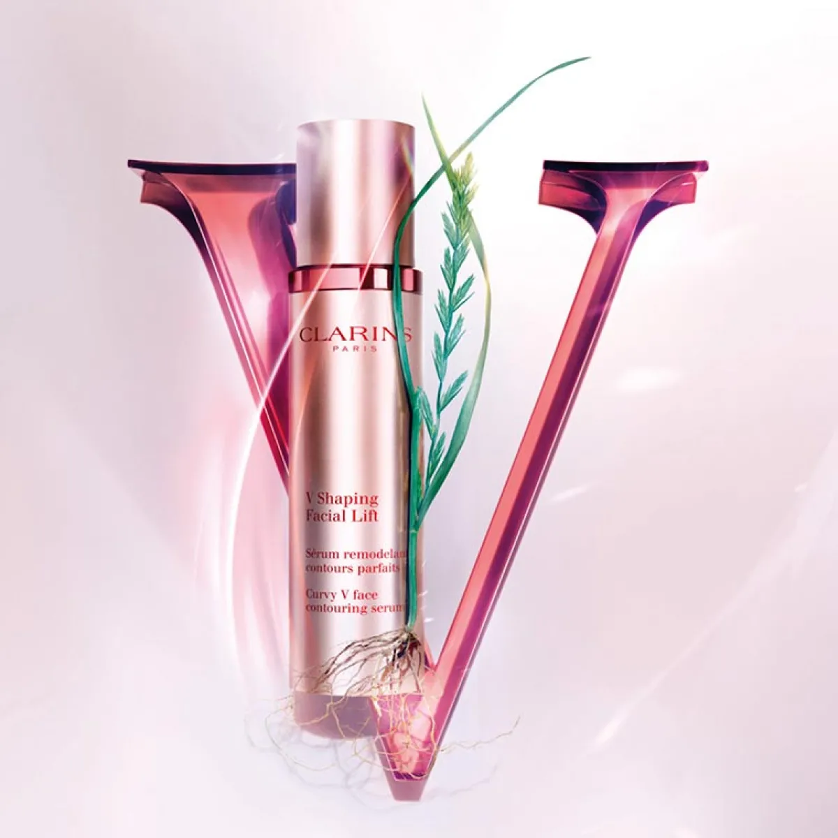Clarins Soin Anti-Âge|Soin Éclat|- V Shaping Facial Lift - Sérum remodelant contours parfaits 50 ml