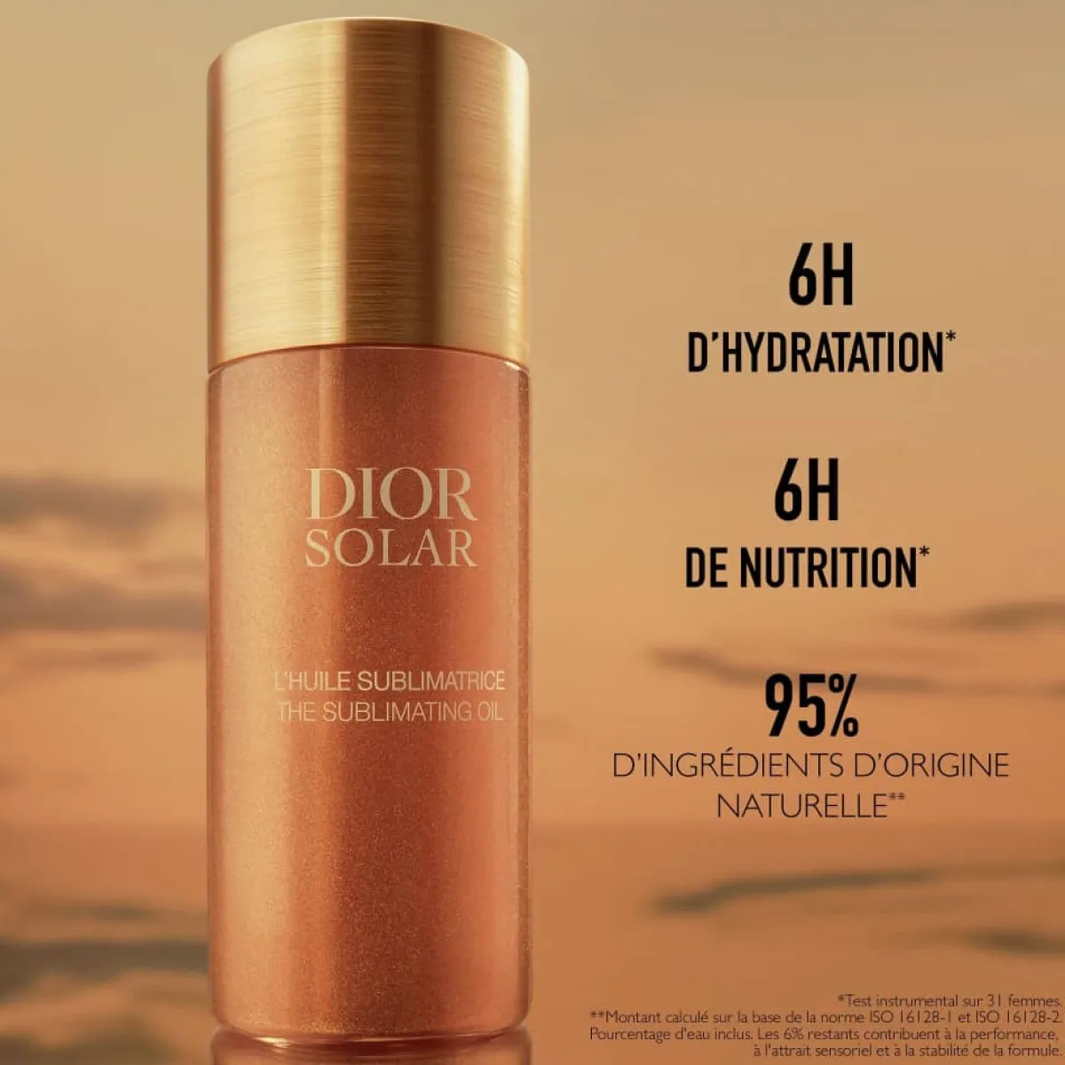 Dior Après Soleil|Huile Corps|- Solar - L'Huile Sublimatrice Huile corps, visage et cheveux - huile perfectrice d'éclat 125 ml