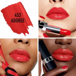 Dior Rouge À Lèvres|Recharges De Maquillage|- Rouge La recharge - Recharge de rouge à lèvres aux 4 finis couture: satin, mat, métallique & velours