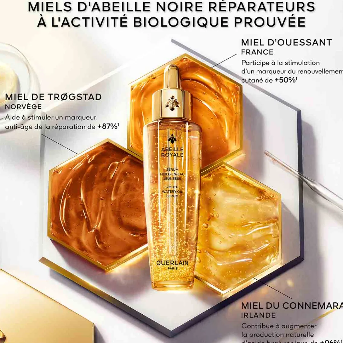 Guerlain Soin Anti-Âge|Huile Visage|- Abeille Royale - Sérum Huile-En-Eau-Jeunesse