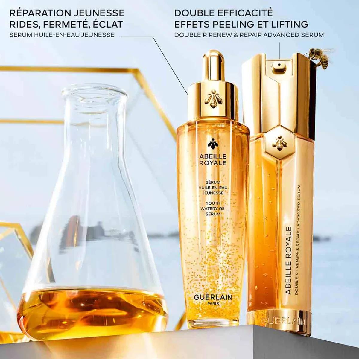 Guerlain Soin Anti-Âge|Huile Visage|- Abeille Royale - Sérum Huile-En-Eau-Jeunesse