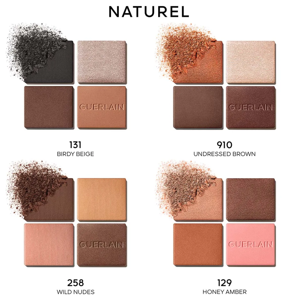 Guerlain Fard À Paupières|Coffrets Maquillages Et Palettes|- Ombres G - Ombres à Paupières 4 Couleurs
