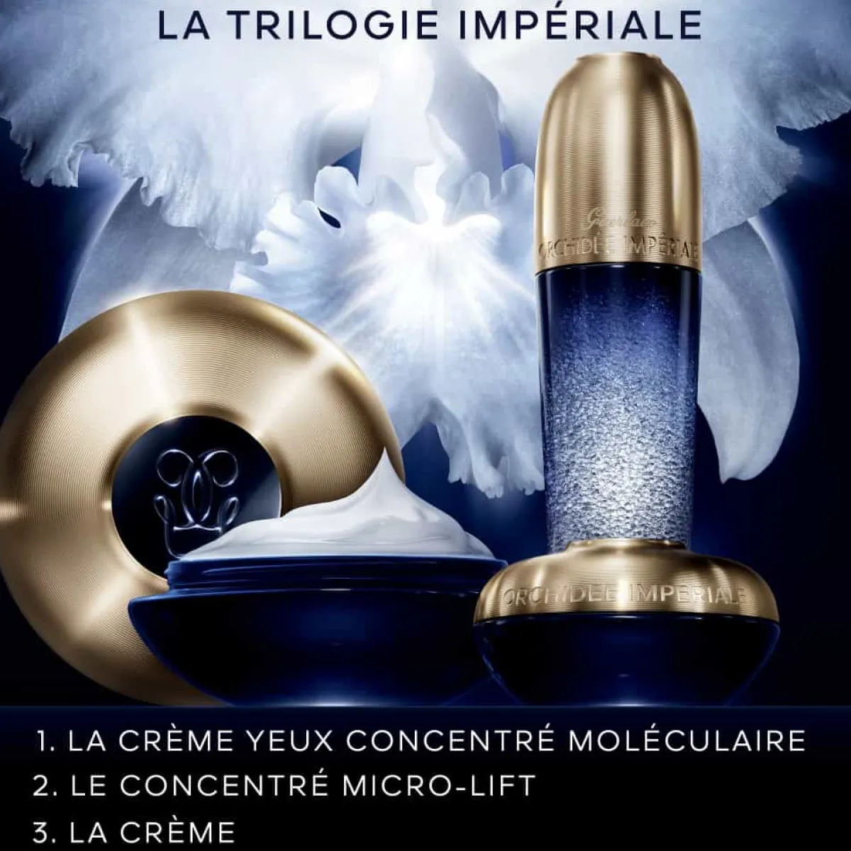 Guerlain Soin Spécifique|Recharges De Soin Visage|- Orchidée Impériale - La Crème Yeux Concentré Moléculaire Rechargeable