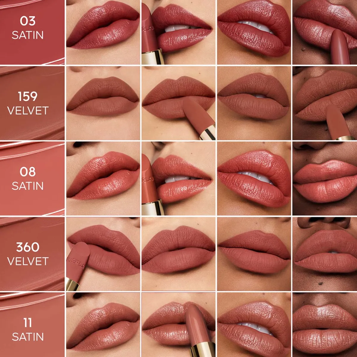 Guerlain Recharges De Maquillage|- ROUGE G personnalisé - Recharge rouge à lèvres - 11 LE BEIGE NOISETTE - SATIN