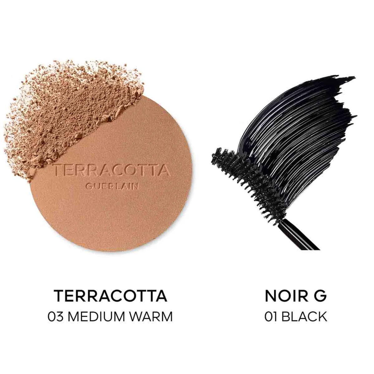 Guerlain Mascara|Coffrets Maquillages Et Palettes|- Terracotta - Terracotta X Noir G La poudre Bronzante & Le Mascara Courbe Volume Intense 24H
