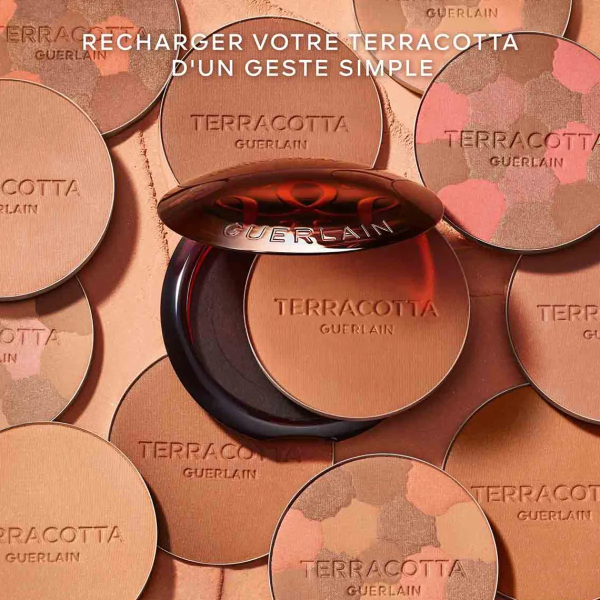 Guerlain Mascara|Coffrets Maquillages Et Palettes|- Terracotta - Terracotta X Noir G La poudre Bronzante & Le Mascara Courbe Volume Intense 24H