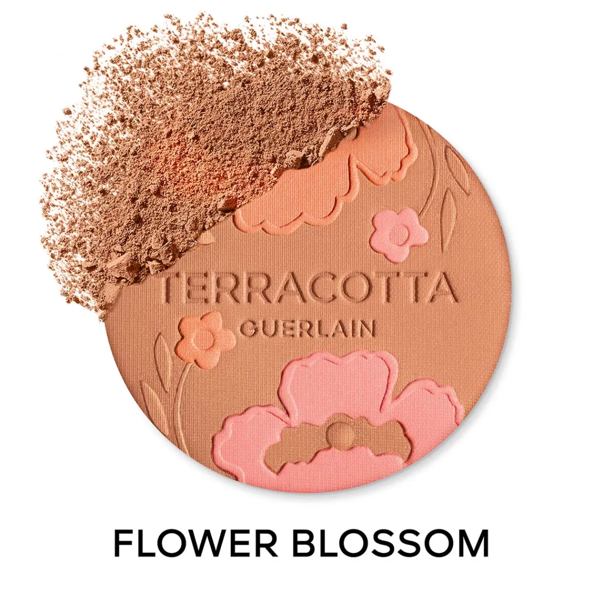 Guerlain Poudre Soleil|- Terracotta Flower Blossom - La Poudre Éclat Bonne Mine Naturelle Édition Limitée 96% d’ingrédients d’origine naturelle