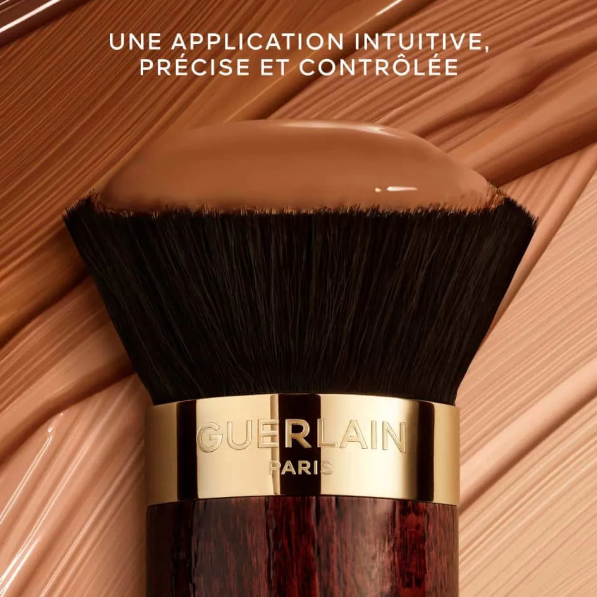 Guerlain Pinceau De Maquillage|- Terracotta Le Teint Pinceau Kabuki Brush - Pinceau Fond de Teint