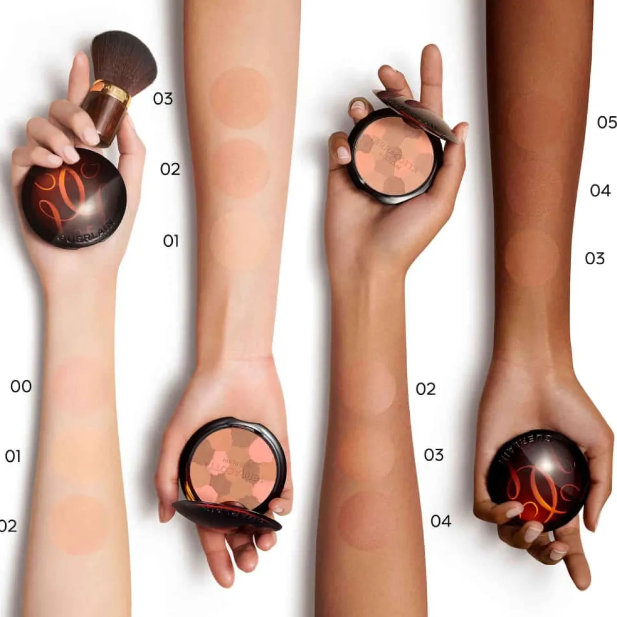 Guerlain Poudre Soleil|Recharges De Maquillage|- Terracotta Light La Poudre éclat bonne mine naturelle 96% d'ingrédients d'origine naturelle Recharge