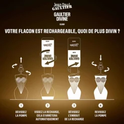 Jean Paul Gaultier Recharges De Parfums|- Gaultier Divine Elixir - Parfum - Recharge 200ml