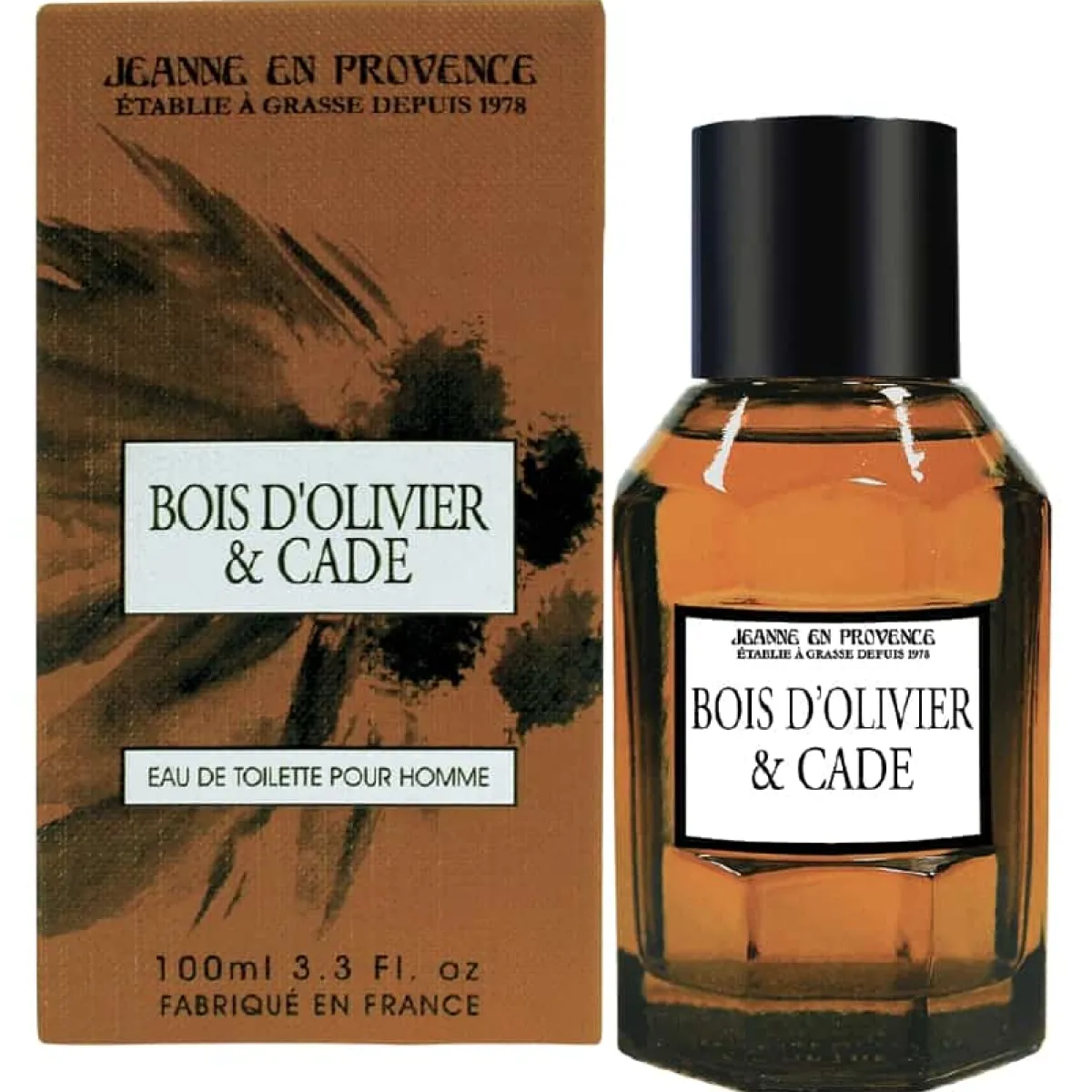 Jeanne en Provence Eau De Toilette|- Bois d'Olivier & Cade - Eau de Toilette Vaporisateur 100 ml