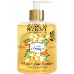 Jeanne en Provence Main|Soin Des Mains|- Gel lavant mains fleur d'oranger 500ml