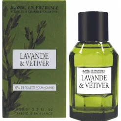 Jeanne en Provence Eau De Toilette|Parfums Pas Cher|- Lavande & Vétiver - Eau de Toilette Vaporisateur 100 ml