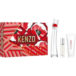 Kenzo Pour Elle|Eau De Parfum|- Coffret FLOWER BY Eau de Parfum 50ml + Vaporisateur de voyage 10ml + Lait corps 75ml