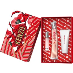 Kenzo Pour Elle|Coffrets Femme|- Coffret FLOWER IKEBANA BY Eau de Parfum 75ml + Vaporisateur de voyage 10ml + Lait corps 75ml