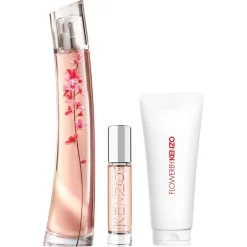Kenzo Pour Elle|Coffrets Femme|- Coffret FLOWER IKEBANA BY Eau de Parfum 75ml + Vaporisateur de voyage 10ml + Lait corps 75ml