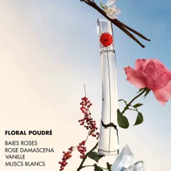 Kenzo Pour Elle|Coffrets Femme|- Flower By - Coffret Eau de Parfum 50ml + Vaporisateur de voyage 10ml + Lait corps 75ml