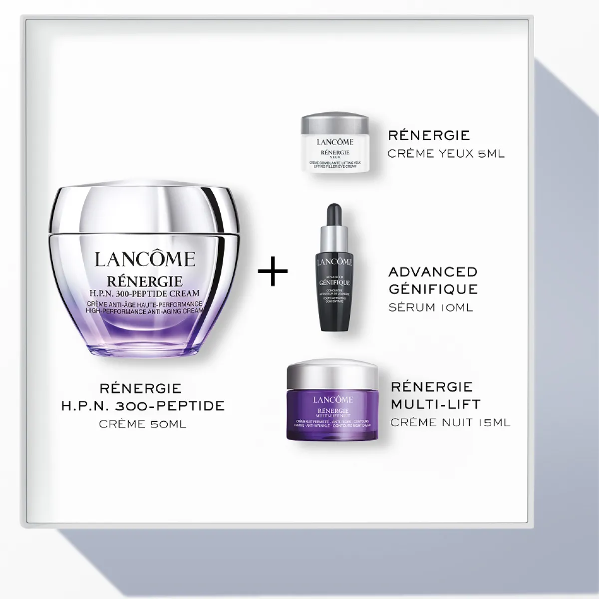 Lancôme Pour Elle|Coffrets Soins Du Visage|- Coffret Rénergie - Crème Rénergie H.P.N. 300-Peptide & Rituel Soin