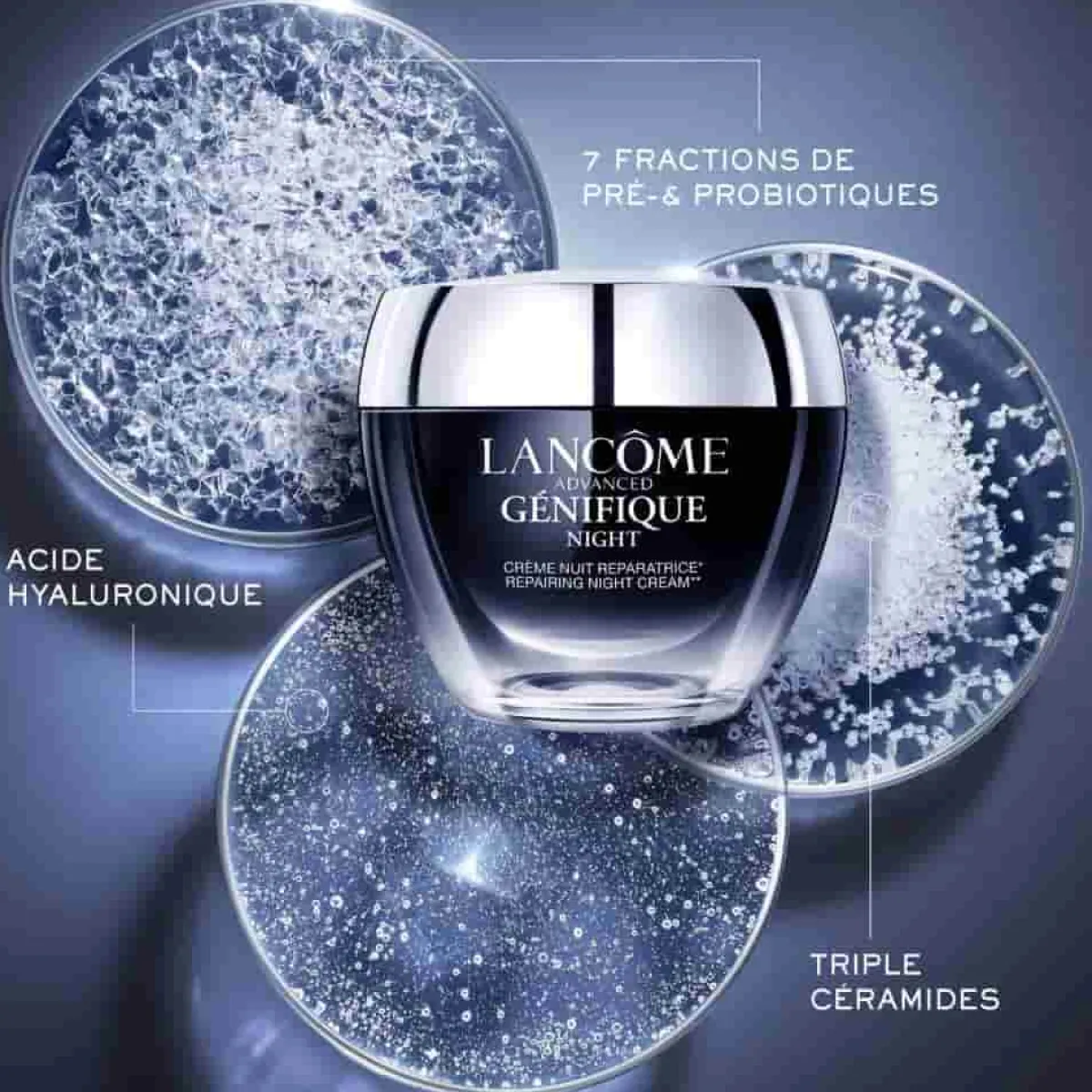 Lancôme Soin Anti-Âge|Crèmes De Nuit|- Génifique Crème nuit - réparatrice de la barrière cutanée 50 ml
