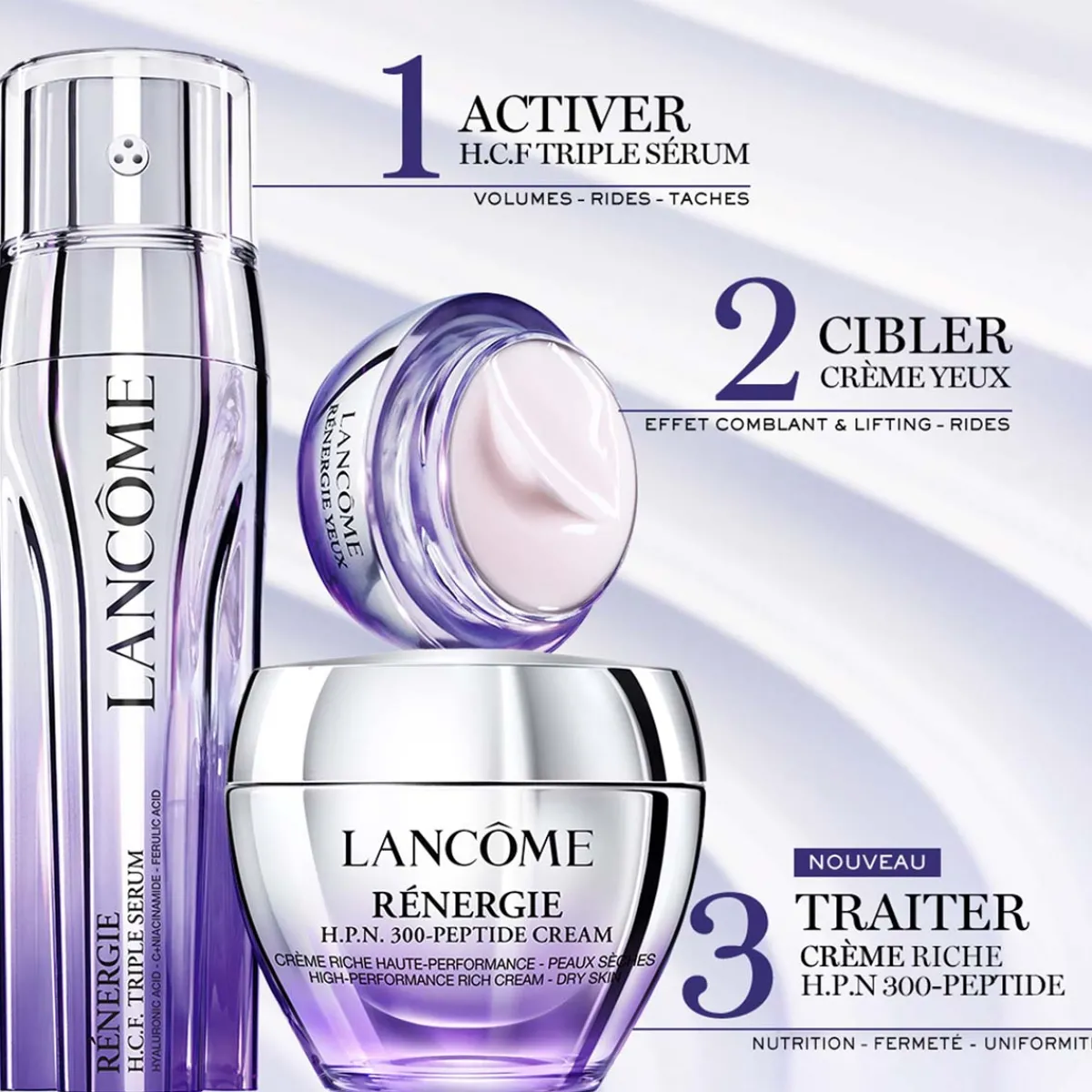 Lancôme Soin Anti-Âge|Crème Anti-Âge|- Rénergie Crème Riche Anti-Age Haute Performance