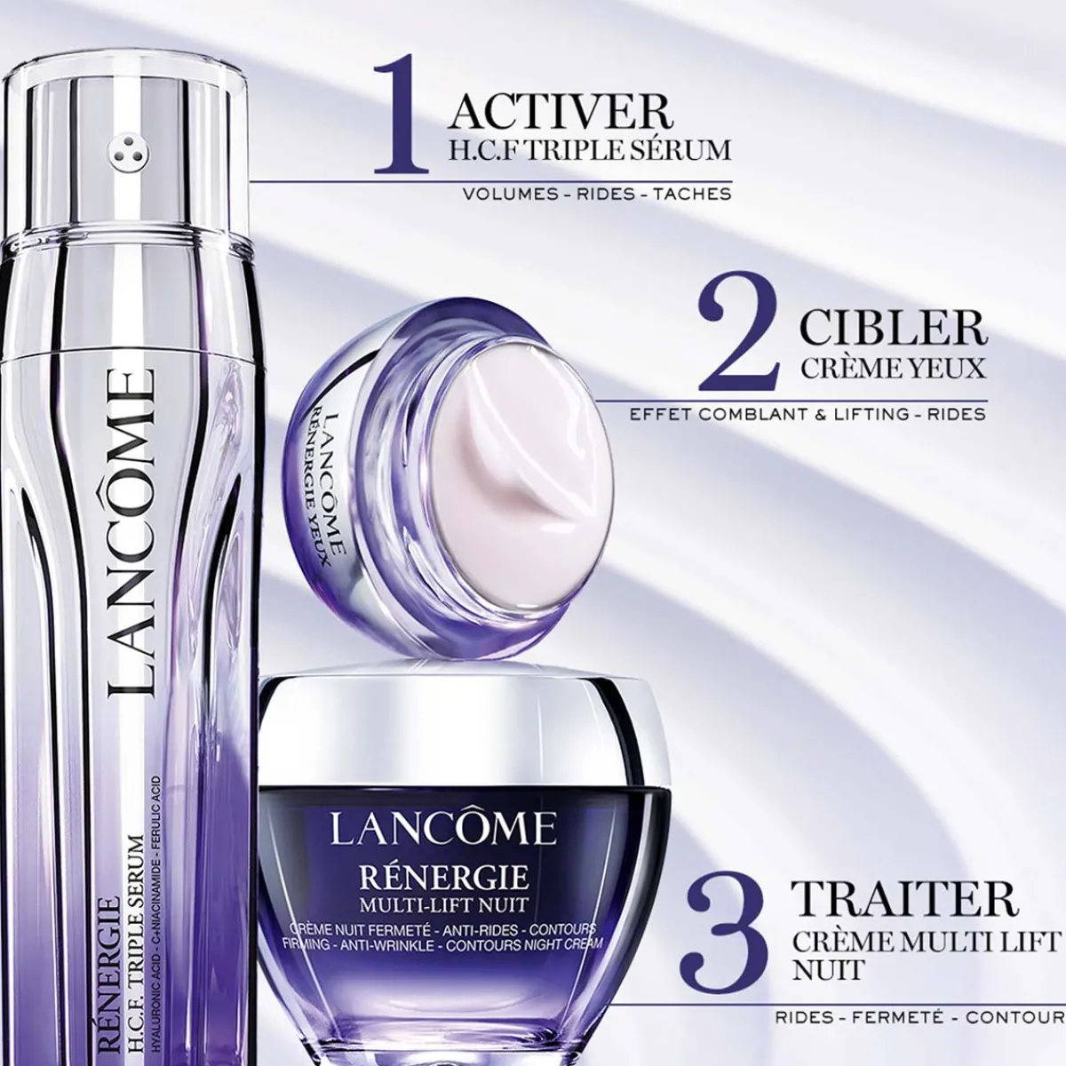 Lancôme Soin Anti-Âge|Crèmes De Nuit|- Rénergie Nuit Multi Lift - 50 ml