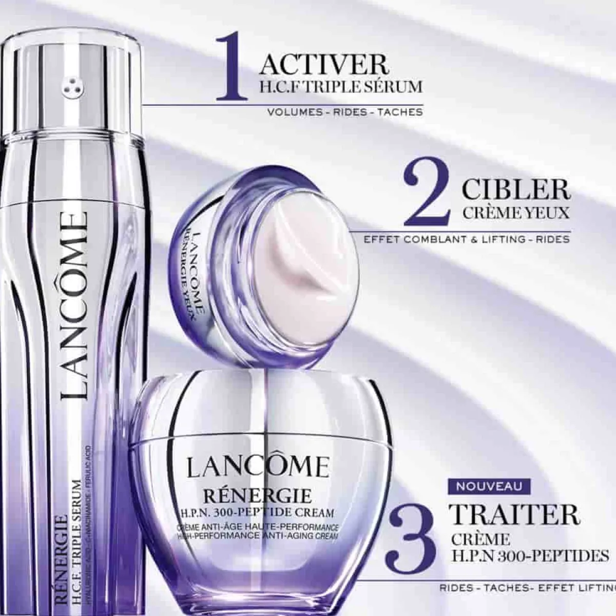 Lancôme Soin Spécifique|Sérum Visage|- Rénergie Sérum - Sérum Anti-Âge à l'Acide Hyaluronique 50 ml