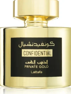 Lattafa Parfums Mixtes|- Confidential Private Gold - Eau de Parfum Mixte