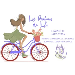 Les Parfums de Lili Parfum D’Intérieur|- Parfums D’interieur et Brumes de Linge Lavande 250 ml