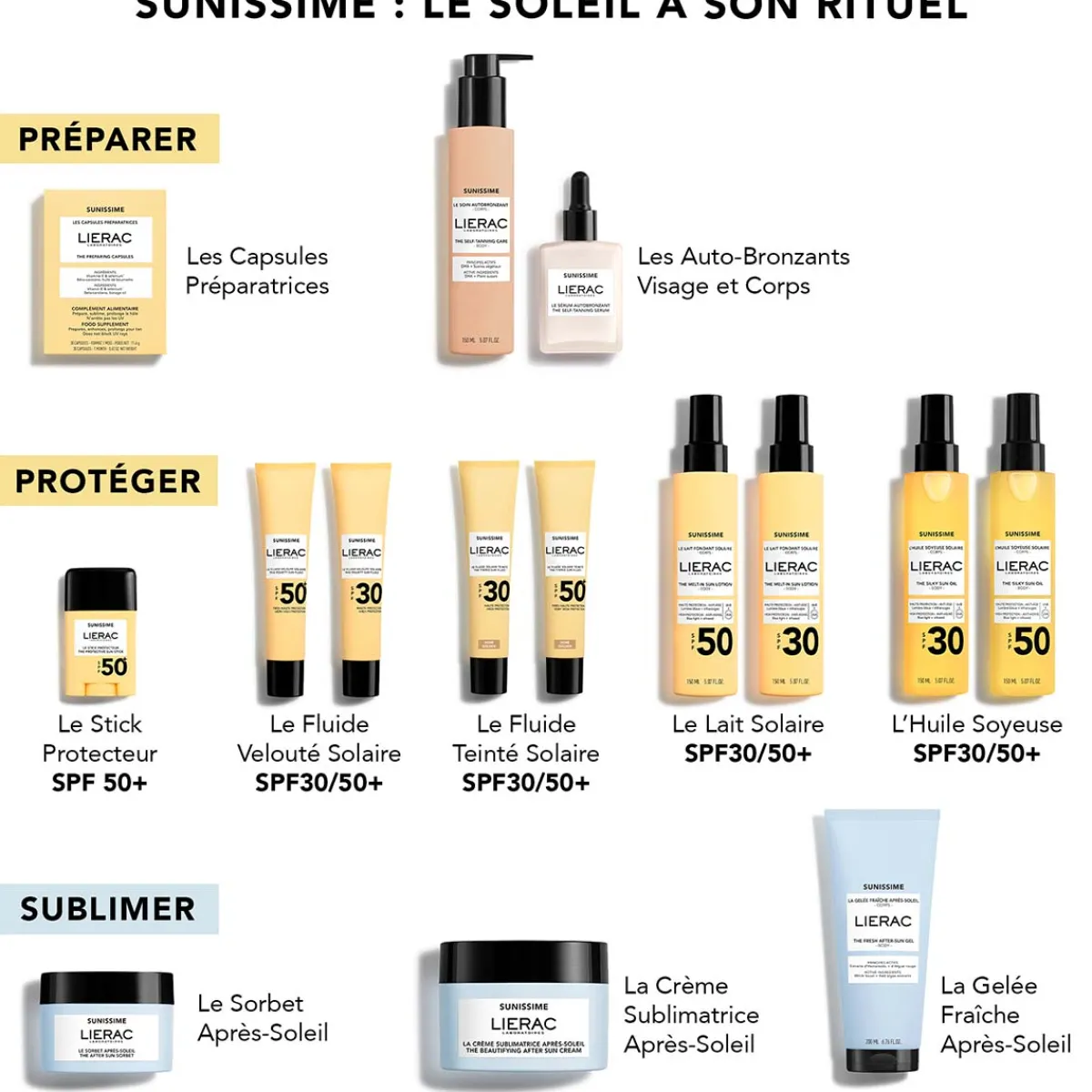 Lierac Huile Solaire|Huile Bronzante|- Sunissime - L'Huile Soyeuse Solaire SPF50 - 150ml