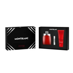 Montblanc Pour Lui|Coffrets Homme|- Coffret Legend Red - Eau de Parfum 100 ml + 7,5 ml + Gel Douche 100 ml
